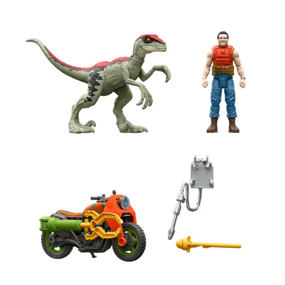 Mattel Jurassic‎ Park '93 Classic Dennis Nedry Track & Chase Pack - Ages 4 - NEW - Picture 6 of 8